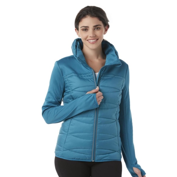 EVERLAST Women’s PufferJacket Running Red Size L - Picture 2 of 5